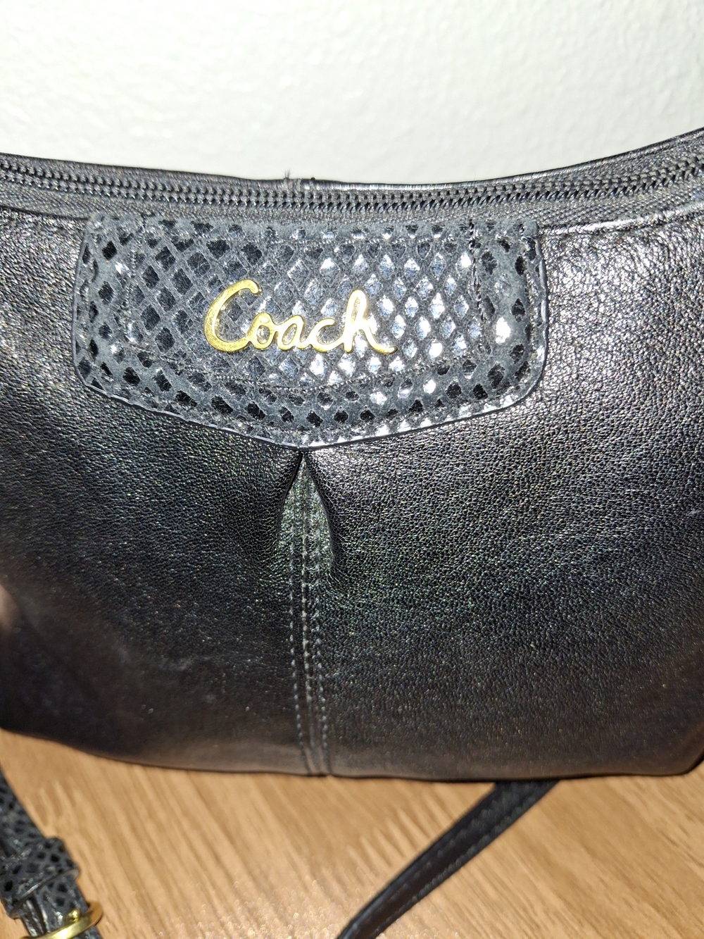 Coach Black Leather Crossbody Bag - Picture 2 of 16